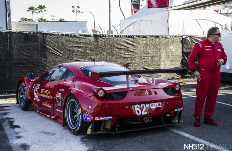 Risi Competizione Ferrari 458 GTLM/GTE equipped with Brembo racing brakes.