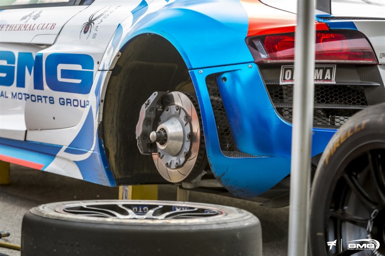 GMG Racing team using Brembo Type V endurance discs. Photo: GMG Racing